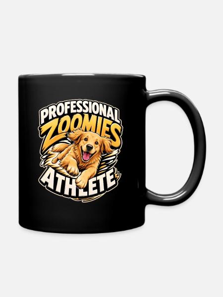 Golden Retriever - Tasse einfarbig - Schwarz