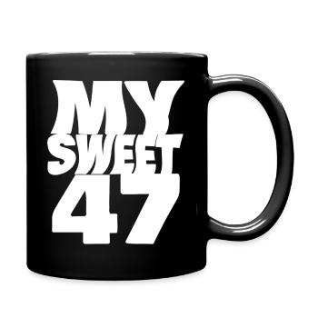 47 - Mug uni - noir - Droite