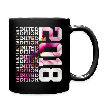 LIMITED EDITION 2018 - 8 YEARS - 8TH BIRTHDAY - Full Colour Mug - black - Right