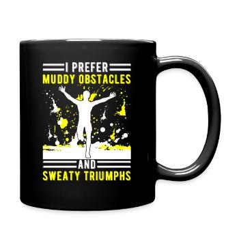 Coureur de campagne et entraîneur de cross-country - Unique Cross - Mug uni - noir - Droite
