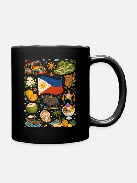 Philippinen | Inseln, Tropen & Kultur - Tasse einfarbig - Schwarz