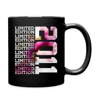 LIMITED EDITION 2011 - 15 YEARS - 15TH BIRTHDAY - Full Colour Mug - black - Right