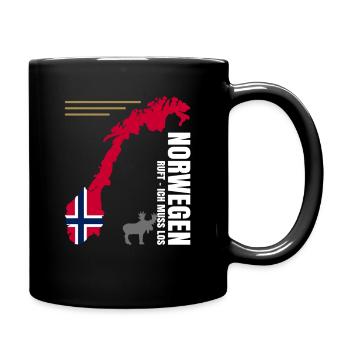 Norway Emigrate - Full Colour Mug - black - Right