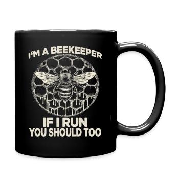 Beekeeping Supplies Beekeeper Accessories Beekeeping Bees Fan - Full Colour Mug - black - Right