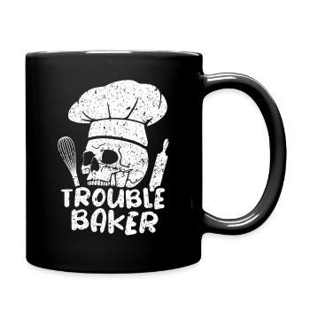 Cake Baking Pastry Chef Cake Baker - Full Colour Mug - black - Right
