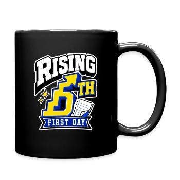 5th Grade First Day Rising 5th Fifth Grader Gift - Full Colour Mug - black - Right