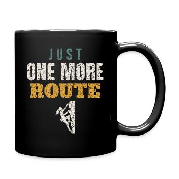 Just One More Route - Full Colour Mug - black - Right