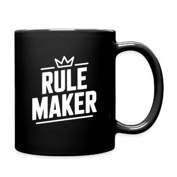 Rule Maker - Full Colour Mug - black - Right