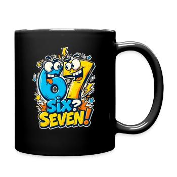 Youth Word 67 Six Seven - Full Colour Mug - black - Right