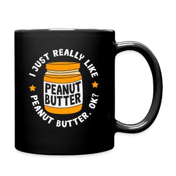Peanut butter - Full Colour Mug - black - Right