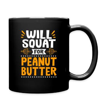 Peanut butter - Full Colour Mug - black - Right