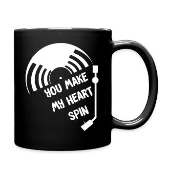 Vinyl - Full Colour Mug - black - Right