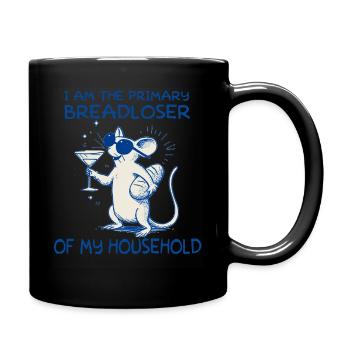 Dessin animé Family Main Bread Loser - Mug uni - noir - Droite