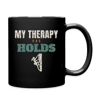 My Therapy Has Holds - Full Colour Mug - black - Right