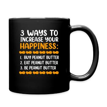 Peanut butter - Full Colour Mug - black - Right