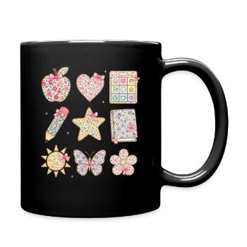 Einbeziehung des Sonderpädagogiklehrers im Sonderunterricht - Tasse einfarbig - Schwarz - Rechts