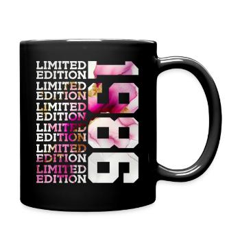 LIMITED EDITION 1986 - 40 YEARS - 40TH BIRTHDAY - Full Colour Mug - black - Right