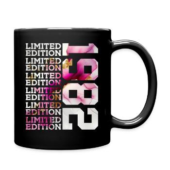LIMITED EDITION 1982 - 44 YEARS - 44TH BIRTHDAY - Full Colour Mug - black - Right