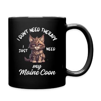 Mignon Maine Coon - Mug uni - noir - Droite