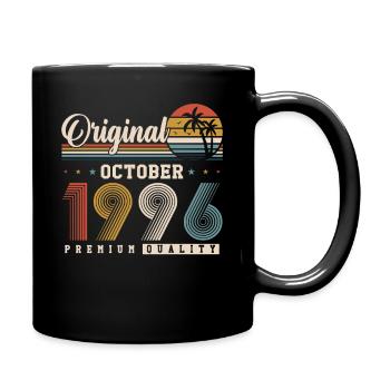 Original Oktober 1996 – 30. Geburtstag Retro  - Mug uni - noir - Droite
