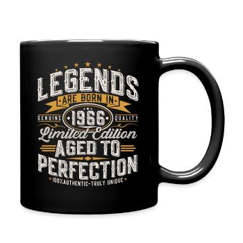 1966 Vintage Birthday Vintage Retro Gift - Full Colour Mug - black - Right