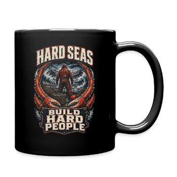 Le crabe royal d’Alaska Les mers dures forgent des gens durs - Mug uni - noir - Droite