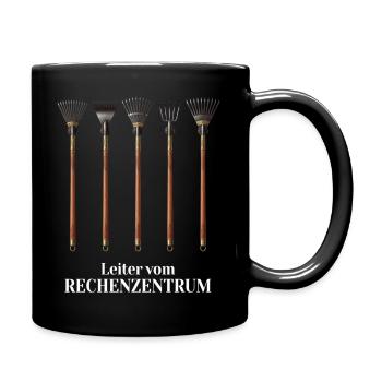 Rechenzentrum Gärtner Baumschule Hobbygärtner - Tasse einfarbig - Schwarz - Rechts