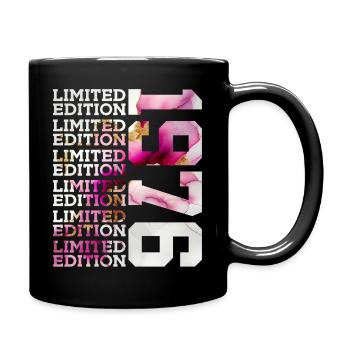 LIMITED EDITION 1976 - 50 JAHRE - 50. GEBURTSTAG - Tasse einfarbig - Schwarz - Rechts