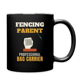 Porte-bébé professionnel pour parents Funny Fenc - Mug uni - noir - Droite