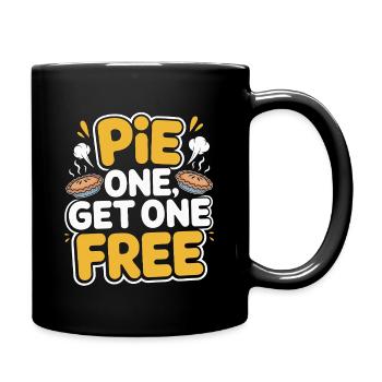 Pastry Chef Pie One Get One Free Dessert Chef - Full Colour Mug - black - Right
