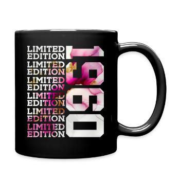 LIMITED EDITION 1960 - 66 YEARS - 66TH BIRTHDAY - Full Colour Mug - black - Right