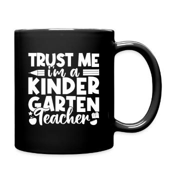 Preschool Teacher Trust Me I´m A Daycare Teacher - Full Colour Mug - black - Right