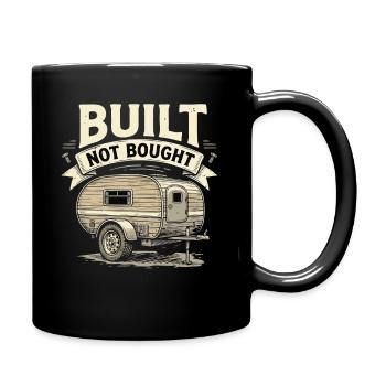 Camping-car construit, pas acheté - Mug uni - noir - Droite