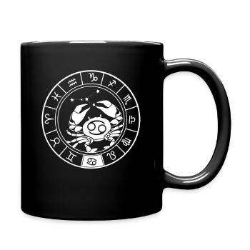 Zodiac sign Cancer - Full Colour Mug - black - Right