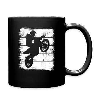 Motocross - Mug uni - noir - Droite