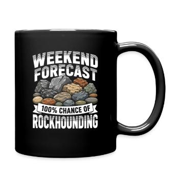 Prédiction du week-end : Chance de collecter des pierres - Mug uni - noir - Droite
