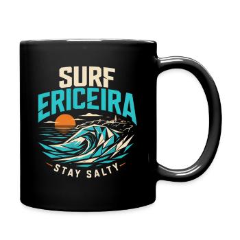 Ericeira Surfen - Tasse einfarbig - Schwarz - Rechts