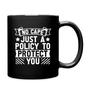 Police d’assurance pour déguisements d’agent d’assurance afin de protéger Medicare - Mug uni - noir - Droite
