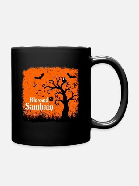 Samhain Wicca Wicca-Keltisch - Tasse einfarbig - Schwarz
