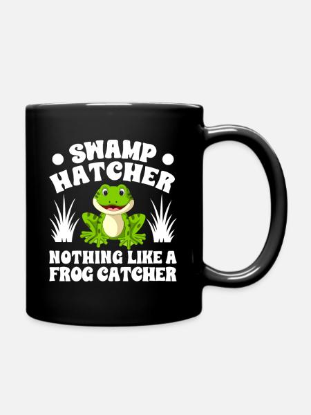 Frog Catcher Swamp Hatcher Frog - Tasse einfarbig - Schwarz