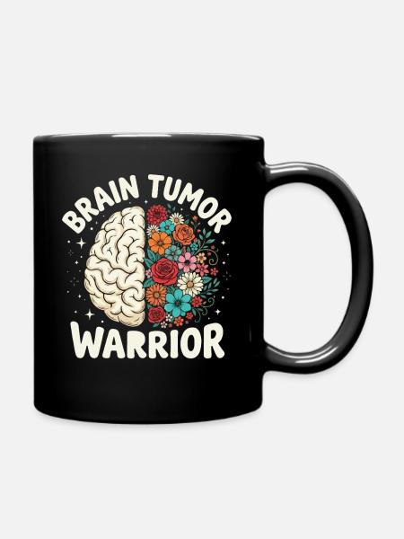 Gehirnkrieger Blumenpracht - Tasse einfarbig - Schwarz