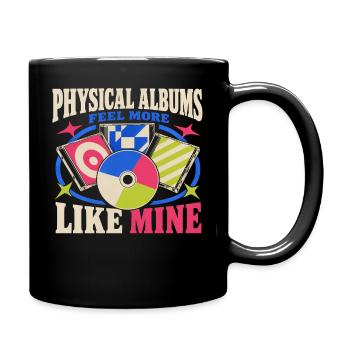 Cd-sammler Kompaktplatte Physisches Medium - Tasse einfarbig - Schwarz - Rechts