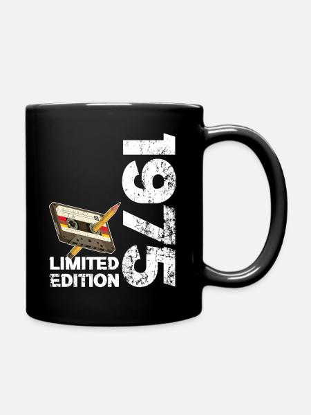 51. Jubiläum 51. Jubiläumsgeschenk 1975 - Tasse einfarbig - Schwarz