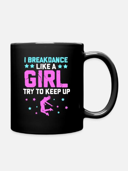 Breakdance - Tasse einfarbig - Schwarz