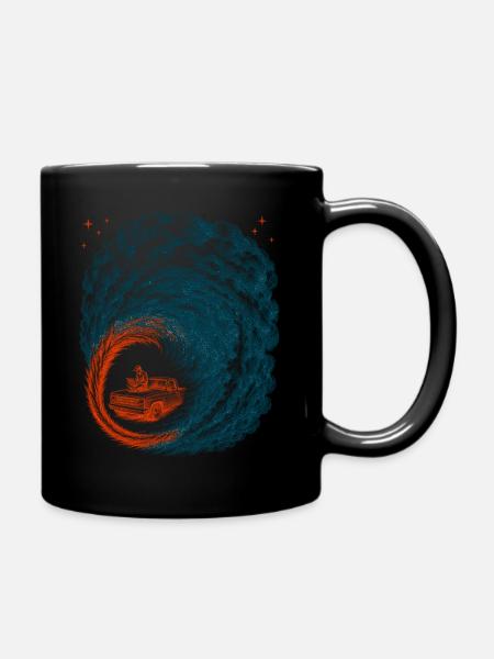 Hook Echo Radar Sturmverfolgung Tornado-tracker - Tasse einfarbig - Schwarz