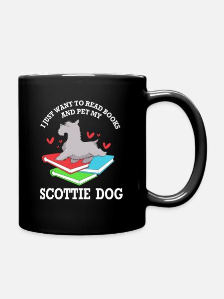Scottish Terrier - Tasse einfarbig - Schwarz