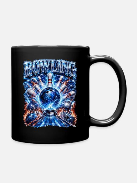 Blitz Bowling Energie - Tasse einfarbig - Schwarz