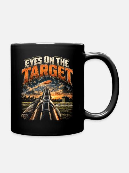 Tontaubenschießen Eyes On The Target - Tasse einfarbig - Schwarz