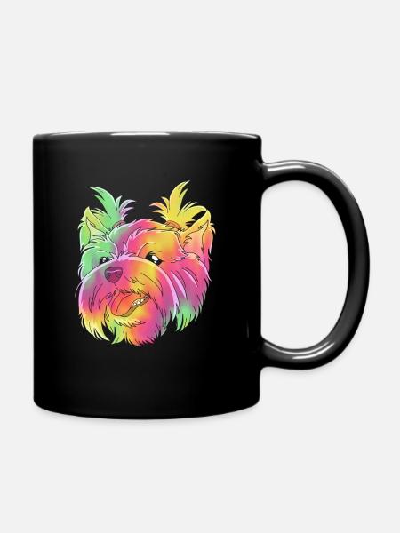 Yorkshire Terrier - Tasse einfarbig - Schwarz