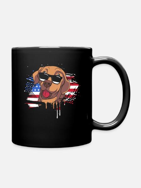 Chesapeake Bay Retriever - Tasse einfarbig - Schwarz